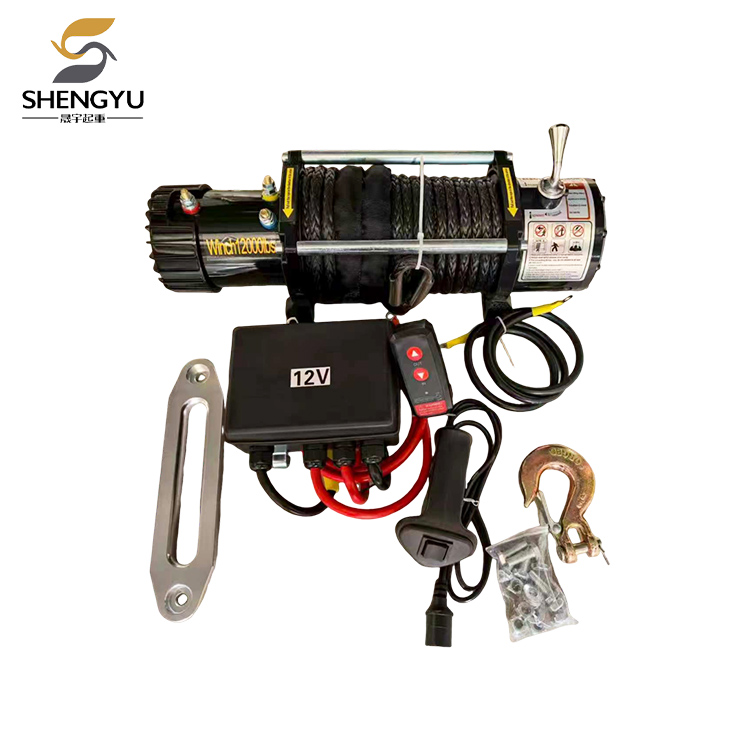 12V24V elektrische Winde mit Dyneema-Seil